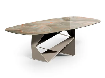GEM - Glass living room table by Ozzio Italia - view 2
